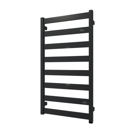 Grzejnik elektryczny TERMA VIVO One 500 x 910 mm, kolor szary czarny RAL7021, moc 400 W, podłączenie E8, kabel spiralny z wtyczką 2,5m czarny