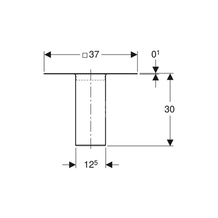 Kratka szczelinowa Geberit do wpustu podłogowego Varino i wpustu Varino 13 x 13 cm