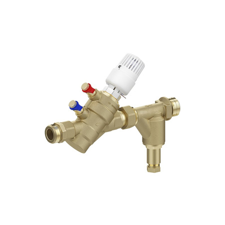 Zawór regulacyjny COMAP Nexus Vivax T-TF Mosiądz PN25, pol. Gwint zewnętrzny 1'' DN 25S, natężenie przepływu 2.34m3/h od -20'C do 120'C, niezależny od ciśnienia