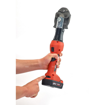 Zaciskarka RIDGID RP 219 (akumulator litowy) 12–35/12–40mm 18V + walizka + ładowarka + dodatkowy akumulator + szczęki TH16-20-26