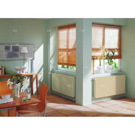 Grzejnik płytowy typ 22 KERMI HHN, z osłonami wym. 840 x 2600 mm, kolor biały, moc 5218 W