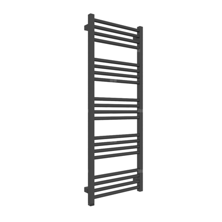 Grzejnik elektryczny TERMA FIONA ONE 430 x 1140 mm, kolor heban, moc 400 W, podłączenie E8, kabel spiralny z wtyczką 2,5m czarny