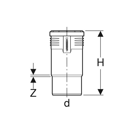 Uszczelka Geberit Silent-PP wargowa symetryczna EPDM d50