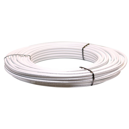 Rura PE-Xc/AL/PE-Xc COMAP MultiSkin4 20 mm x 2 mm, izolacja kolor biały - kręgi 100m wielowarstwowa gładka