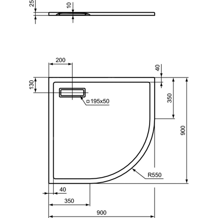 Brodzik ULTRA FLAT NEW