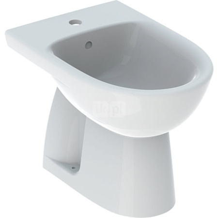 Geberit Selnova Bidet wolnostojący, B35.8cm, H39cm, T54cm, z przelewem, z otworem na baterię