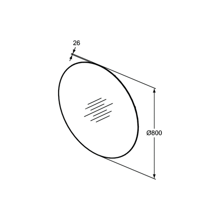 CONCA LUSTRO ZAOKR. 80 AMBIENCE
