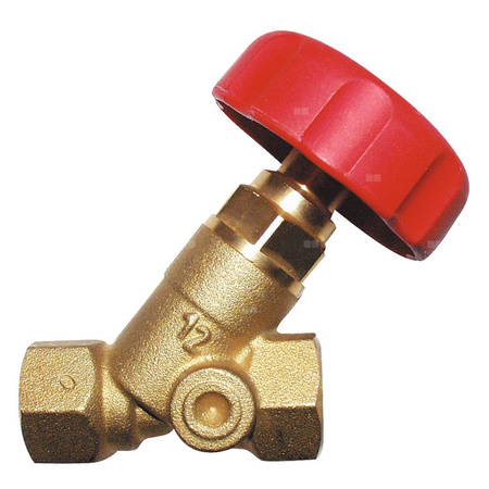 Zawór odcinający HERZ STRÖMAX-D mosiądz DN 32 35 Kvs GW, max. 110'C, max. 20 bar