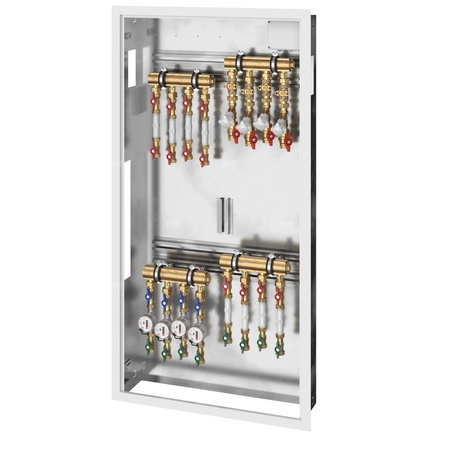 MODUŁ WIELOFUNKCYJNY UŻYTKOWNIKÓW BEZPOŚRED. POM. DLA 3 ODBIORCÓW Z DYN. RÓWNOWAŻENIEM C.O., C.W.U., Z.W.U, S.W, 1 1/4" x 3/4"