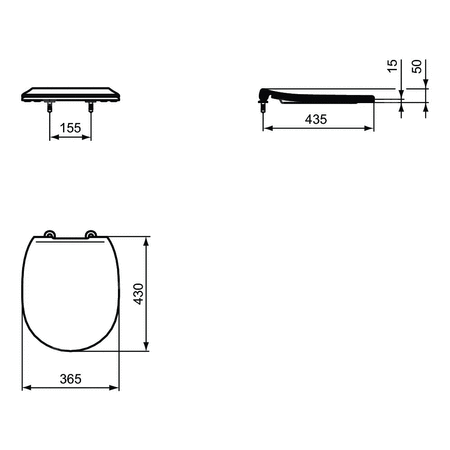 CONNECT DESKA WOLNOOPADAJĄCA THIN