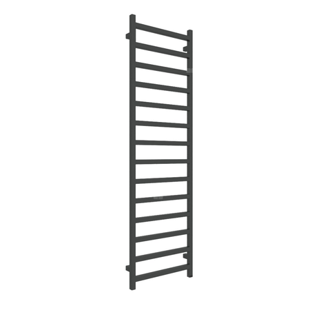 Grzejnik elektryczny TERMA SIMPLE ONE 500 x 1680 mm, kolor czarny jak kruk soft RAL9005, moc 600 W, podłączenie E8, kabel prosty z wtyczką 1,5m czarny