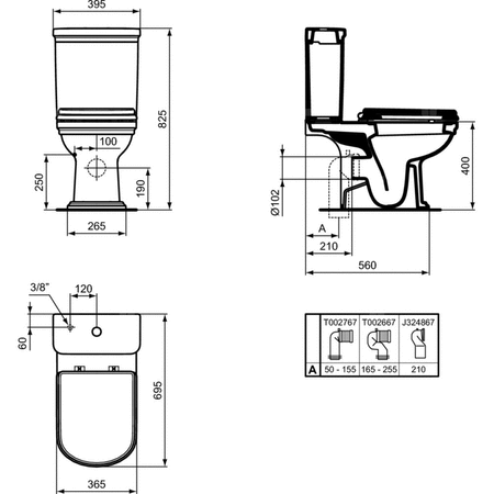 CALLA MISKA KOMPAKTOWA Z ODP. POZ.