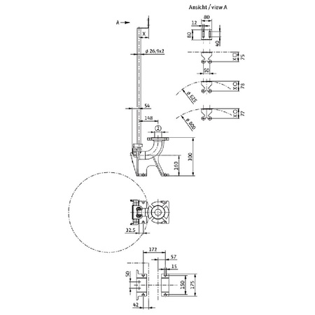 Akcesorium do pomp WILO - Stopa sprzęgająca DN 65/2RK (żeliwo)
