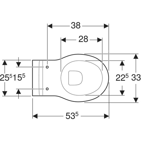 Miska WC wisząca GEBERIT Bambini ceramiczna biała błyszcząca