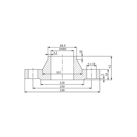 Akcesorium do pomp WILO - Zestaw przeciwkołnierzy DN 80, PN 6