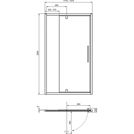IS I.LIFE KABINA 120 UNHAND IC BRT/SC