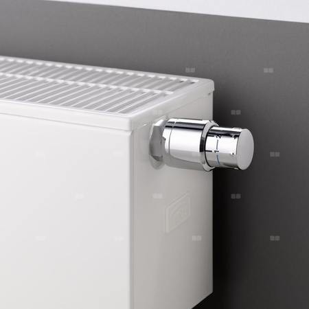 Grzejnik płytowy Kermi® Plan-V typ 33 705x157x805 biały,10 bar, zaworowy prawy, z osłonami