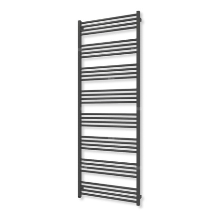 Grzejnik elektryczny TERMA FIONA ONE 1860 x 680 mm, kolor czarny sygnałowy RAL9004, moc 1000 W, podłączenie E8, kabel prosty z wtyczką