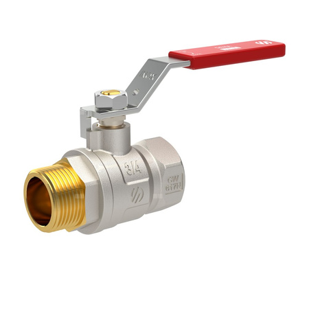 Zawór kulowy SENA VA30 Ni-Free, 2GW x 2GZ, dźwignia INOX