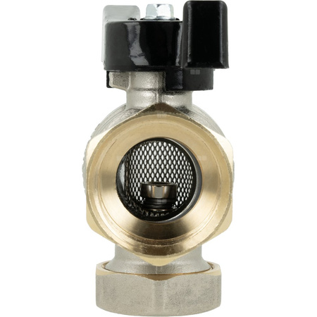 Zawór kulowy z filtrem siatkowym i magnesem BFV, GW G1''