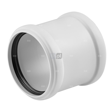 Mufa MAGNAPLAST SKOLAN safe dBU, PP (biały), DN 70 (ww x ww), do kanalizacji