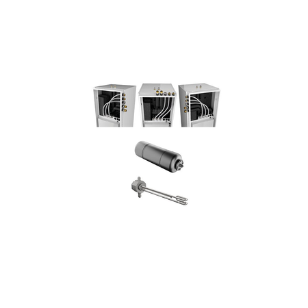 Pakiet - Pompa ciepła powietrzna powietrze-woda monoblok ARISTON NIMBUS COMPACT M NET R32 9.5 kW 400 V + Moduł naścienny Sensys Net z łącznością Wi-Fi