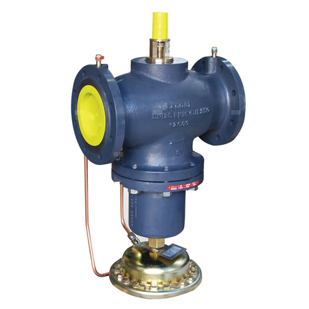 Zawór regulacyjny DANFOSS Żeliwo PN 16, pol. Kołnierz DN 125, natężenie przepływu 36 … 90m3/h od -10'C do 120'C, niezależny od ciśnienia