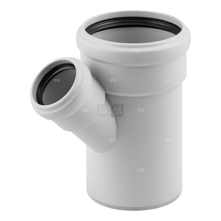 Trójnik MAGNAPLAST SKOLAN safe dBEA 45' PP DN 200 x DN 160 x DN 200 (ww x ww x wz), kolor biały