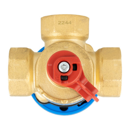 Zawór obrotowy trójdrogowy AFRISO ARV 382 Vario ProClick, mieszający, Siłownik elektryczny ARM 343, DN 20