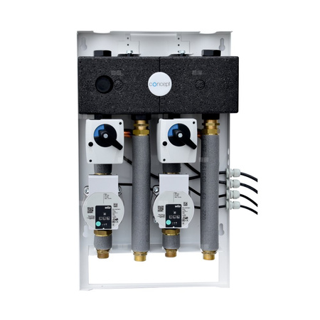 Zestaw Concept by Womix MIX-BOX 3 - z dwoma grupami GP-T MIX BOX 20 z pompami GRUNDFOS UPM3 AUTO L 15-70