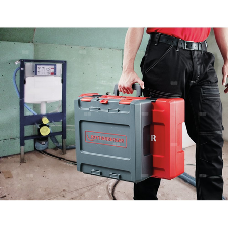 Czerwona walizka ROCASE 6414 z wkładką dla ROMAX 4000