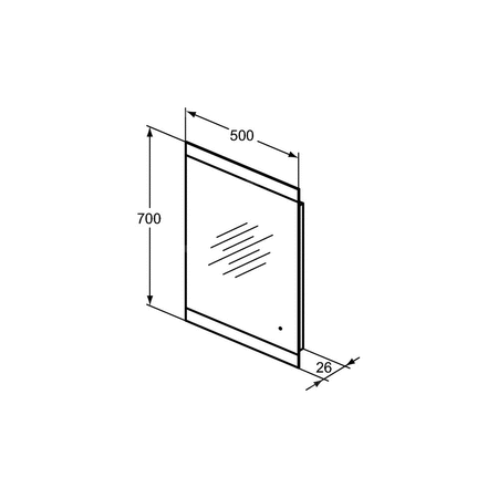 M+L LUSTRO LIGHT 50X70 38.6W 230V
