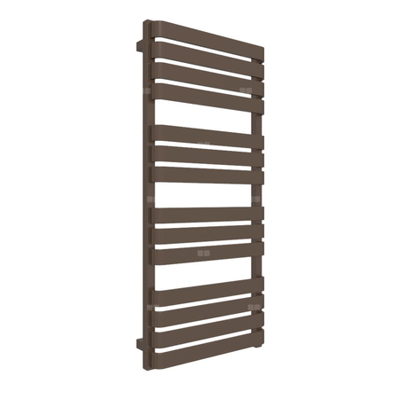 Grzejnik elektryczny TERMA WARP T ONE 500 x 1110 mm, kolor szlachetny brąz, moc 600 W, podłączenie E1, kabel spiralny z wtyczką 2,5m srebrzysty