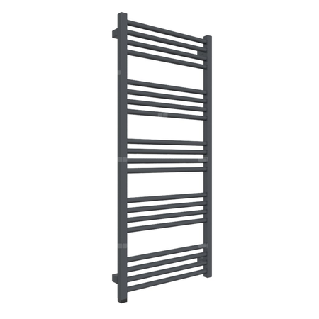 Grzejnik TERMA FIONA ONE 1140/500 \ Metallic Grey, podł. S1 400W, kabel spiralny z wtyczką [1,5m cza