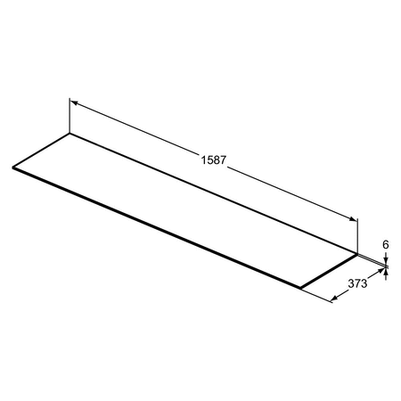 CONCA BLAT CERAM. 160X37 CM BLM BC/NC