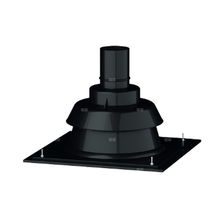 Płyta dachowa przepustowa MK ŻARY AS DH PP fi 60 mm stal nierdzewna, kolor czarny