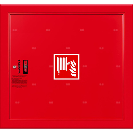 Hydrant DN 25 FIT wnękowy, wąż 30 m, zamek patent, RAL 3000