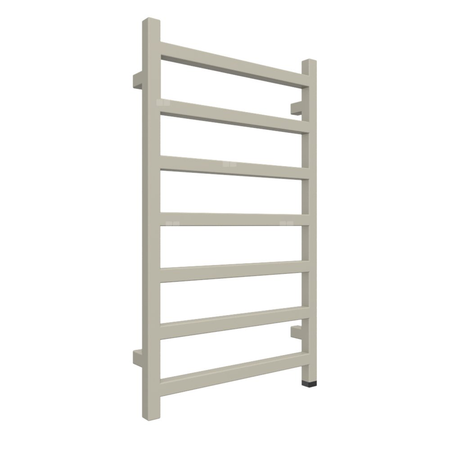 Grzejnik elektryczny TERMA SIMPLE ONE 500 x 840 mm, kolor kalifornijski beż, moc 300 W, podłączenie E1, kabel prosty bez wtyczki 1,5m srebrzysty