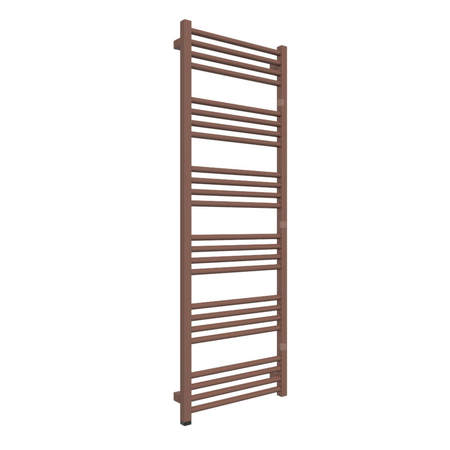 Grzejnik elektryczny TERMA FIONA ONE 480 x 1380 mm, kolor miedź, moc 600 W, podłączenie E8, kabel prosty bez wtyczki 1,5m czarny