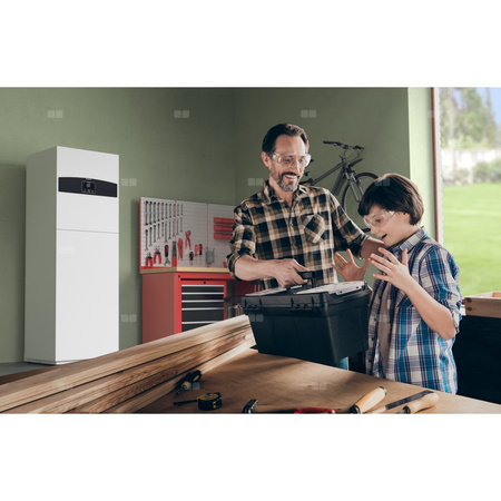 Pakiet - Pompa ciepła powietrzna powietrze-woda monoblok ARISTON NIMBUS COMPACT M NET R32 11 kW 400 V + Moduł naścienny Sensys Net z łącznością Wi-Fi