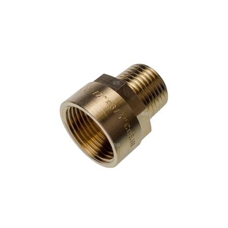 Nypel SANHA PURAFIT redukcja, mosiądz, 1/8'' x 1/4'' (GW x GZ)