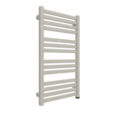 Grzejnik elektryczny TERMA MARLIN ONE 430 x 780 mm, kolor metaliczny beż, moc 300 W, podłączenie E1, kabel spiralny z wtyczką 2,5m srebrzysty