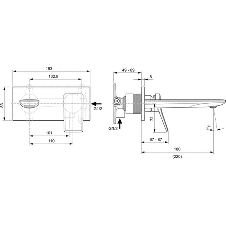 CONCA BATERIA UMYWALKOWA B/IN 220 5L KIT2 BR GOLD