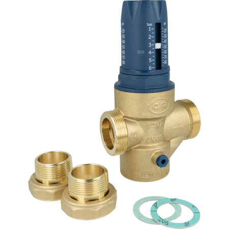 Regulator ciśnienia wody AFRISO BPR 425 mosiądz, półśrubunek 1 1/2'', 25 bar