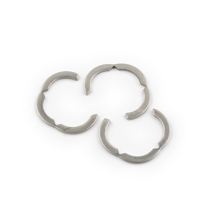 Pierścień zabezpieczający pierścień typu c TUCAI RIVER INOX stal nierdzewna (stan surowy)25 mm do wałów/osi