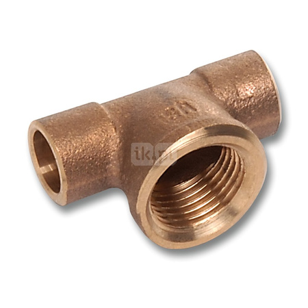 Trójnik SANHA 4130g brąz 42mm x 1/2'' x 42mm (lw x gw x lw)