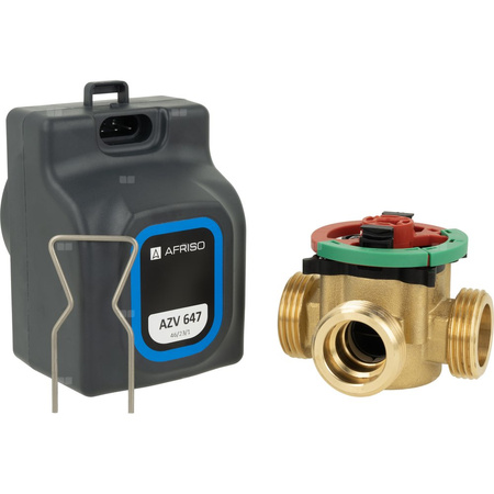 3-drogowy zawór strefowy AZV 647, DN20, G1'' kątowy, Kvs 5,5, 230 V AC, AB-B