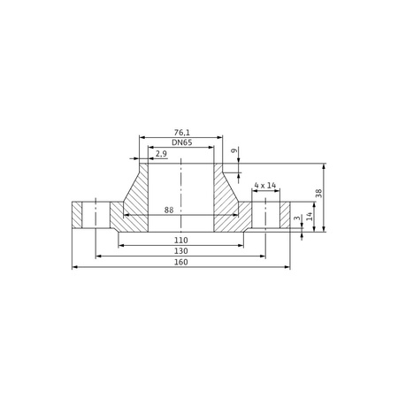 Akcesorium do pomp WILO - Zestaw przeciwkołnierzy DN 65, PN 6
