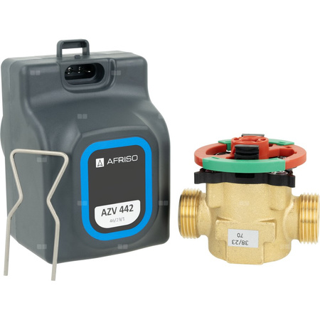 2-drogowy zawór strefowy AZV 442, DN15, G3/4'', Kvs 10, 230 V AC, NC