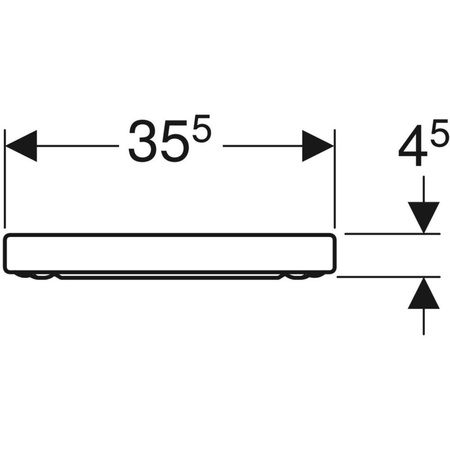 Deska sedesowa Geberit iCon: Wolne opadanie=Tak, Zawiasy wypinane=Tak, Mocowanie=Od góry, Biały / Błyszczący